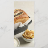 Bakery Pastry Chef Baking Catering Gold Price List Menükarte (Rückseite)