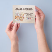 Bakery Pastry Chef Baking Catering Grand Opening Flyer (Gruppe)