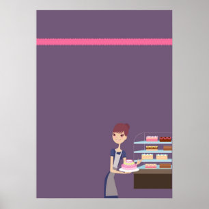 Bakery/Pastry Shop 4 Blank Poster/Print D3 Poster