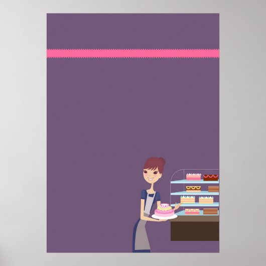Bakery/Pastry Shop 4 Blank Poster/Print D3 Poster (Vorne)
