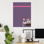 Bakery/Pastry Shop 4 Blank Poster/Print D3 Poster (Heimbüro)