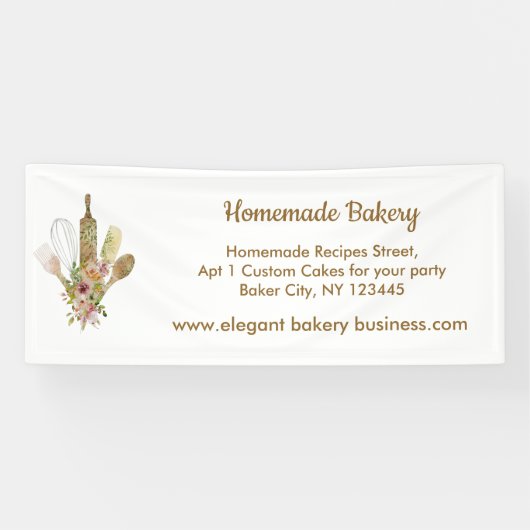 Bakery Pastry Shop Cooking chef Banner (Horizontal)