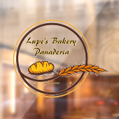 Bakery Shop Brot Körner vorn anpassen Fensteraufkleber (Blatt 2)