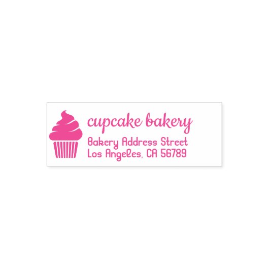 Bakery Simple Logo Cup Permastempel (Design)