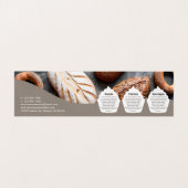 Bakery Store Pastry Chef Dessert Cake Baker Detail Visitenkarten (Innenseite Aufgefaltet)