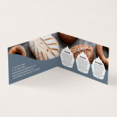 Bakery Store Pastry Chef Dessert Cake Baker Detail Visitenkarten (Innenseite)