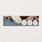 Bakery Store Pastry Chef Dessert Cake Baker Detail Visitenkarten (Innenseite Aufgefaltet)