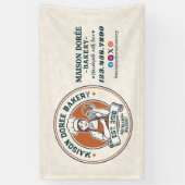Bakery Store Pastry Chef Dessert Sweets Cake Baker Banner (Vertikal)