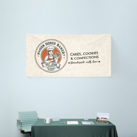 Bakery Store Pastry Chef Dessert Sweets Cake Baker Banner (Messeveranstaltung)