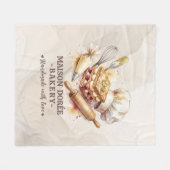 Bakery Store Pastry Chef Dessert Sweets Cake Baker Fleecedecke (Vorderseite (Horizontal))