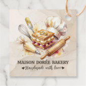 Bakery Store Pastry Chef Dessert Sweets Cake Baker Geschenkanhänger (Rückseite)