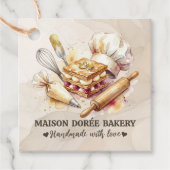 Bakery Store Pastry Chef Dessert Sweets Cake Baker Geschenkanhänger (Vorderseite)