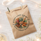 Bakery Store Pastry Chef Dessert Sweets Cake Baker Geschenktütchen (Ausgeschnitten)