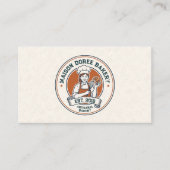 Bakery Store Pastry Chef Dessert Sweets Cake Baker Visitenkarte (Vorderseite)