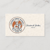 Bakery Store Pastry Chef Dessert Sweets Cake Baker Visitenkarte (Vorderseite)