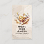 Bakery Store Pastry Chef Dessert Sweets Cake Baker Visitenkarte (Vorderseite)
