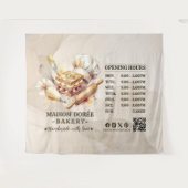 Bakery Store Pastry Chef Dessert Sweets Cake Baker Wandteppich (Vorderseite (Horizontal))