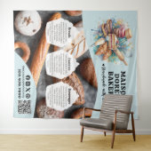 Bakery Store Pastry Chef Dessert Sweets Cake Baker Wandteppich (Beispiel (Horizontal))