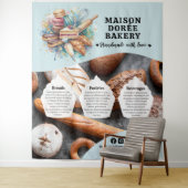 Bakery Store Pastry Chef Dessert Sweets Cake Baker Wandteppich (Beispiel)