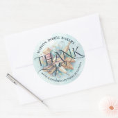 Bakery Store Pastry Chef Dessert Sweets Thank You Runder Aufkleber (Umschlag)