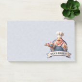 Bakery Store Pastry Chef Desserts Sweets Cake Shop Post-it Klebezettel (Büro)
