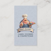 Bakery Store Pastry Chef Desserts Sweets Cake Shop Visitenkarte (Vorderseite)