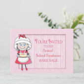 BAKEVERKAUF EINLADUNG - PERSONALISIEREN - DORI DER (Stehend Vorderseite)