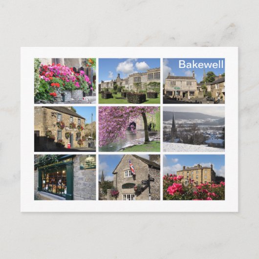 Bakewell Postkarte (Vorderseite)