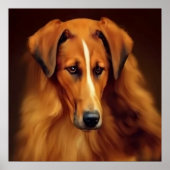 Bakharwal Dog - Dog Portrait Poster (Vorne)