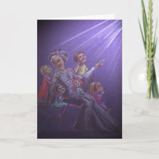 Bakhita und Kinder Feiertagskarte