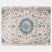 Bakhshaisch Aserbaidschan Nordwestpersischer Teppi Fleecedecke (Vorderseite (Horizontal))