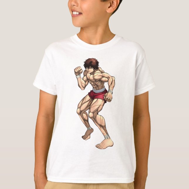 Baki, Grappler Fierce Combat T - Shirt (Vorderseite)