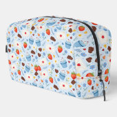 Baking and Sweets Pattern Waschbeutel (Rechte Ecke)