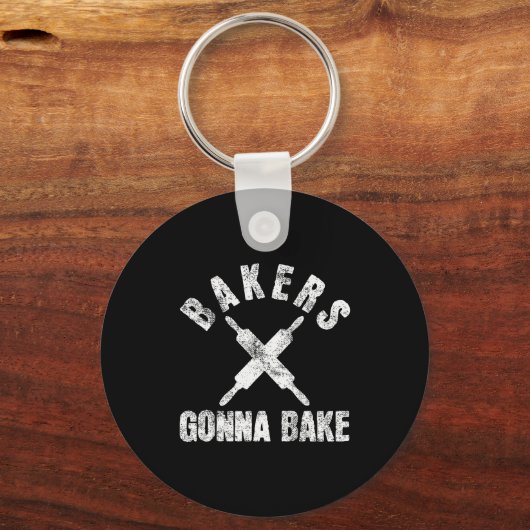 Baking Baker Bakery Schlüsselanhänger (Vorderseite)