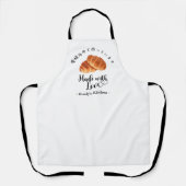 Baking Baker Butter Roll Bread Modern Bakery Schürze (Vorderseite)