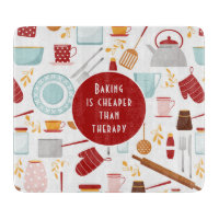 Baking billiger als Therapie Funny Kitchen Red