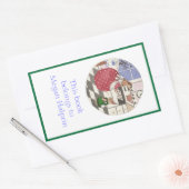 Baking Bunnies Buchplatte Rechteckiger Aufkleber (Umschlag)