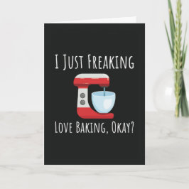 Baking Cards Baker Bakery Cook Pastry Chef Food Karte