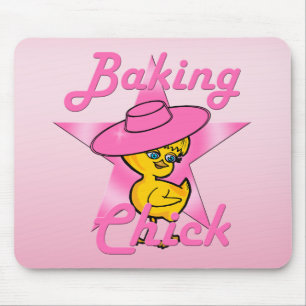 Baking Chick #8 Mousepad