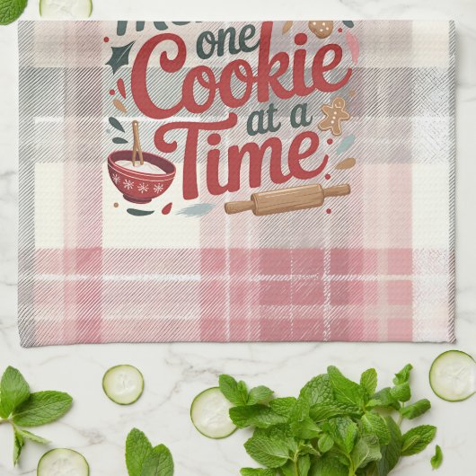 Baking Christmas Memories Kitchen Towel  Geschirrtuch (Gefaltet)