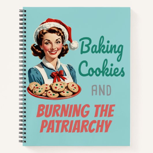 Baking Cookies and Burning the Patriarchy Notizblock (Vorderseite)