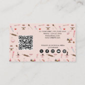 Baking & Cooking Utensils Bakery Loyalty Card Visitenkarte (Rückseite)
