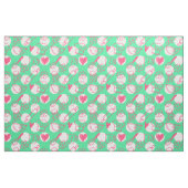 Baking-Doodle auf Punkten - Rosa & Grün Stoff (Fat Quarter (45,7 x 55,9 cm))