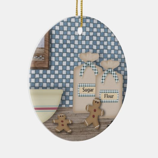 Baking Gingerbread Männer Ornament (Rechts)