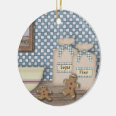 Baking Gingerbread Männer Ornament (Links)