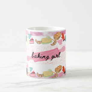 Baking Girl Style Bäcker Tassenthema Kaffeetasse