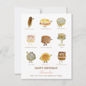 Baking Happy Geburtstag niedlichen Kuchen pink (Vorderseite)