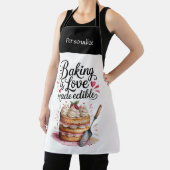 Baking Is Love Quote Kitchen Baker Personalized Schürze (InSitu)
