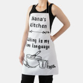 Baking Is My Love Language Culinary Design Schürze (InSitu)
