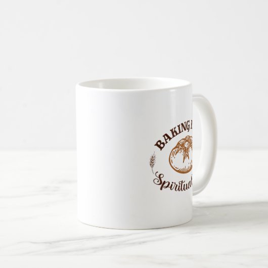 Baking Is My Sritual Gift Funny Bake Lover Pastry  Kaffeetasse (VorderseiteRechts)